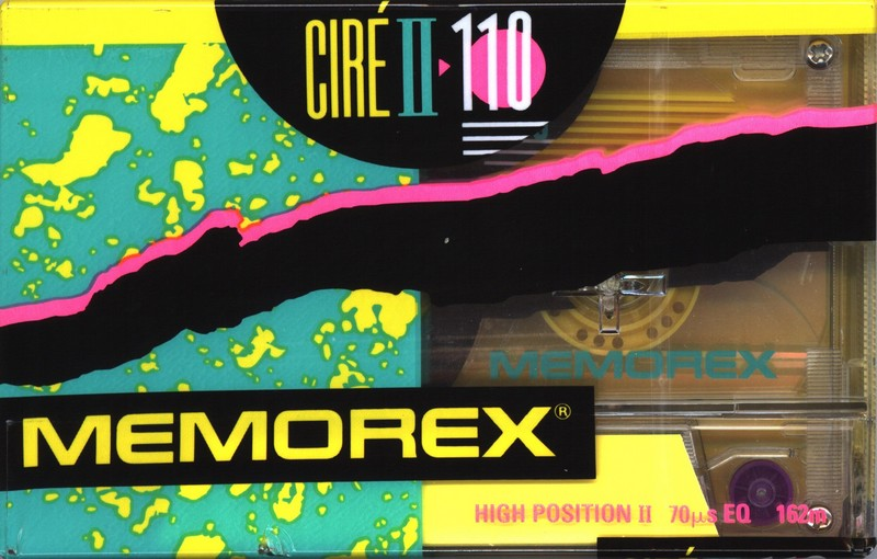 Compact Cassette Memorex Cire II 110 Type II Chrome 1991 Canada, USA