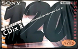 Compact Cassette Sony CDix II 120 "C-120CDX2D" Type II Chrome 1996 Japan