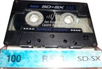 Compact Cassette RAKS SD-SX 100 Type II Chrome 1993 Europe