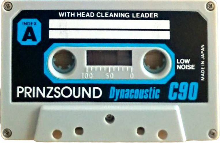 Compact Cassette Prinzsound 90 "Dynacoustic" Type I Normal 1980 Japan
