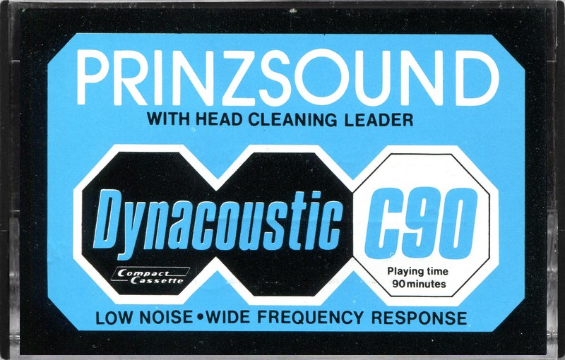 Compact Cassette Prinzsound 90 "Dynacoustic" Type I Normal 1980 Japan