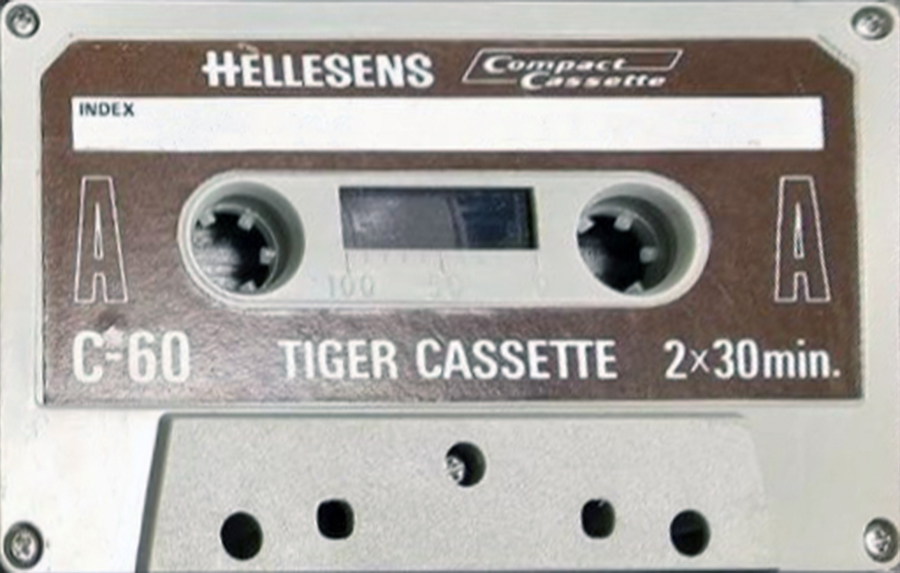 Compact Cassette Hellesens Tiger Cassette 60 "Extra Low Noise" Type I Normal 1979 Europe