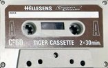 Compact Cassette Hellesens Tiger Cassette 60 "Extra Low Noise" Type I Normal 1979 Europe