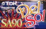 Compact Cassette TDK SA 90 "SA-90EBSOL Delsol" Type II Chrome 1997 Worldwide