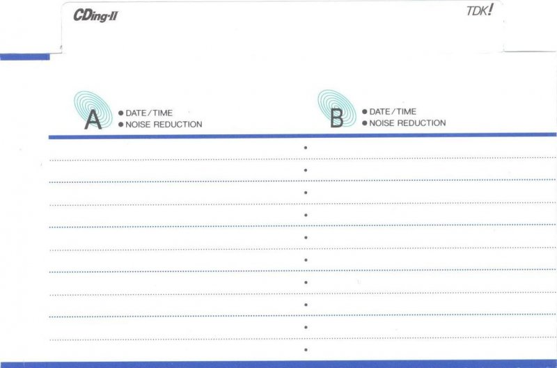Compact Cassette: TDK  - CDing-II 54