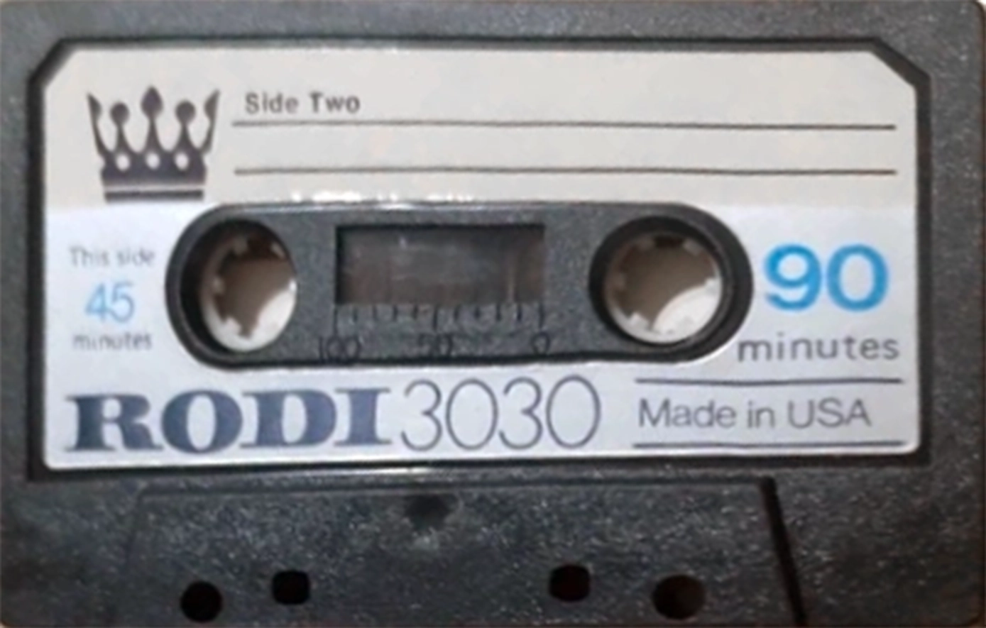 Compact Cassette Rodi 90 "3030" Type I Normal USA
