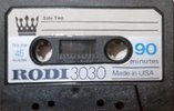 Compact Cassette Rodi 90 "3030" Type I Normal USA