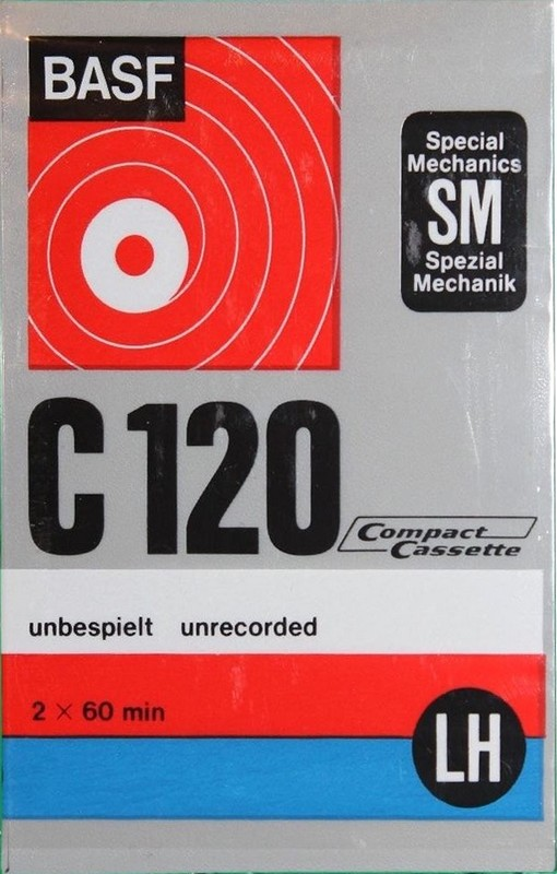 Compact Cassette BASF LH 120 Type I Normal 1971 Europe