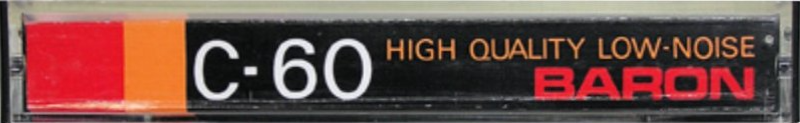 Compact Cassette Baron 60 Type I Normal 1977 Japan