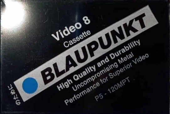 Video8, Hi8, Digital8 Blaupunkt 120 "P5-120MPT" Type IV Metal Unknown Country
