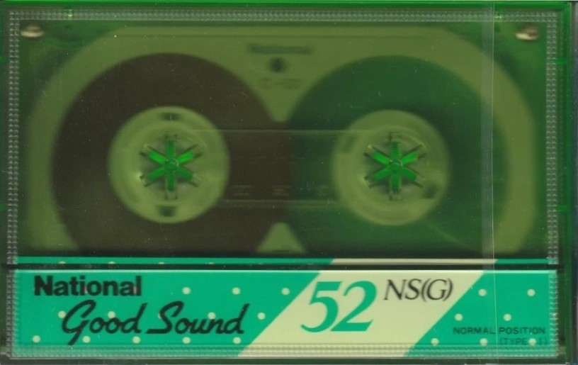Compact Cassette National NS 52 "RT-52NS (G)" Type I Normal 1985 Japan