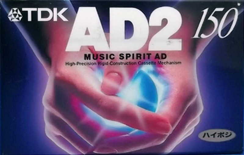 Compact Cassette TDK AD2 150 "AD2-150N" Type II Chrome 1996 Japan
