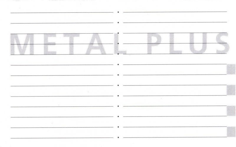 Compact Cassette Philips Metal 100 "Plus" Type IV Metal 1990 Europe