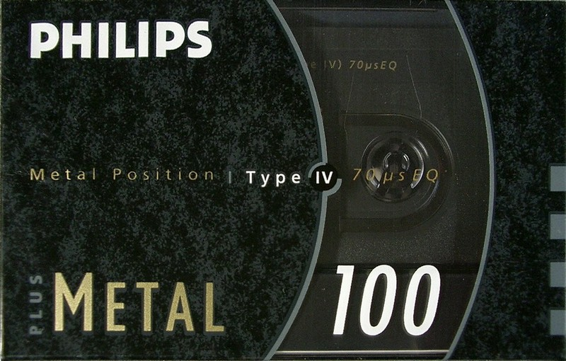 Compact Cassette: General Magnetics Philips - Metal Plus 100