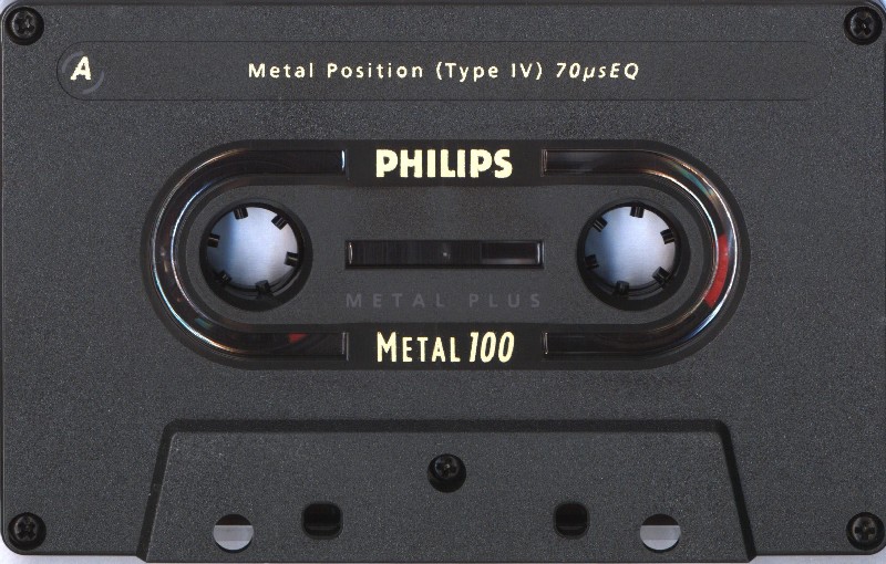 Compact Cassette: General Magnetics Philips - Metal Plus 100