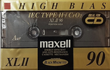 Compact Cassette Maxell XLII 90 Type II Chrome 1994 Europe