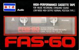 Compact Cassette Fujitsu FAS 60 Type I Normal Japan