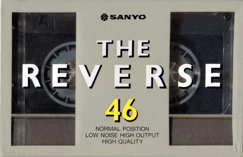 Compact Cassette Sanyo The Reverse 46 "C-R46(GR)" Type I Normal 1986 Japan
