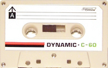 Compact Cassette Dynamic 60 Type I Normal Hong Kong