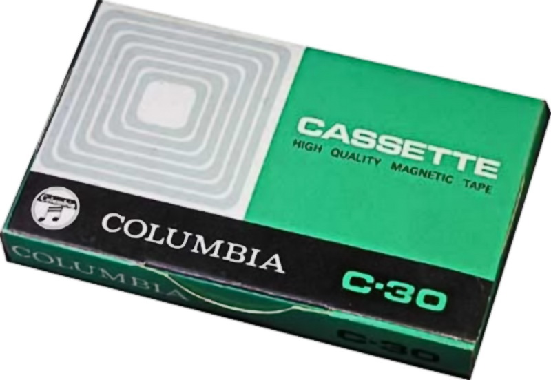 Compact Cassette Columbia TRK 30 "TRK-301" Type I Normal 1972 Japan