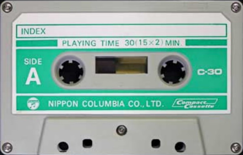 Compact Cassette Columbia TRK 30 "TRK-301" Type I Normal 1972 Japan