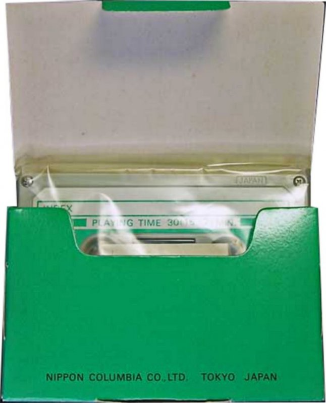 Compact Cassette Columbia TRK 30 "TRK-301" Type I Normal 1972 Japan